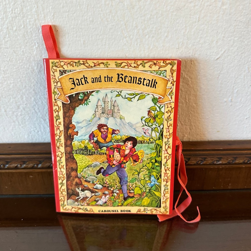 Vintage Jack and the Beanstalk Carousel Pop Up Book 360 Degree Display 3D Star